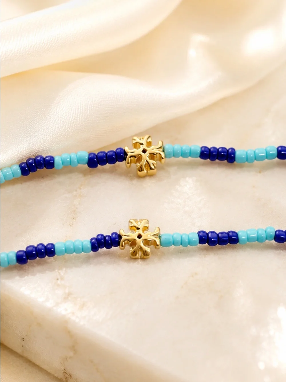 Tory Burch Roxanne Colorful Beaded Necklace or Eyeglass Chain.